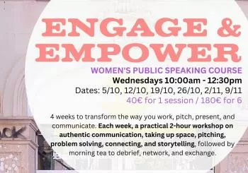 Engage and Empower- Public speaking training for women en Barcelona