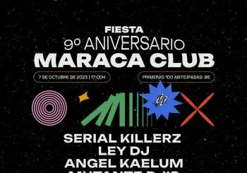 FIESTA 9º ANIVERSARIO MARACA CLUB en PALMA