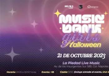 Music Bank Girls Halloween en CDMX Ciudad de Mexico