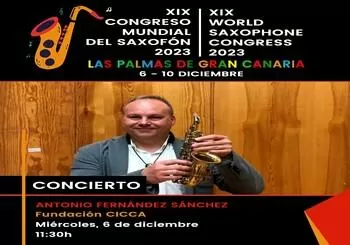 Antonio Fernández Sánchez(XIX CONGRESO MUNDIAL DEL SAXOFÓN 2023)
