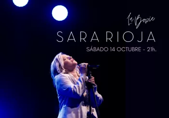 Sara Rioja en La Bowie en San Cristóbal de La Laguna