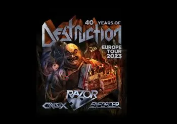 Destruction, Whiplash, Enforcer, Crisix en Wiesbaden