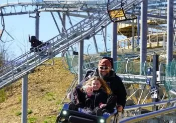 The Wild Stallion Mountain Coaster at SkyLand Ranch en Knoxville