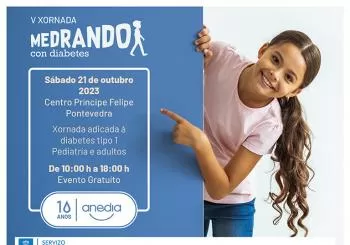MEDRANDO CON DIABETES 2023. X ANIVERSARIO ANEDIA en Pontevedra
