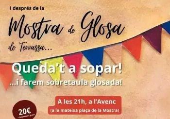 Sopar 2a Mostra de Glosa de Terrassa