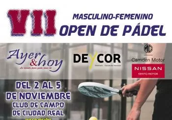VII TORNEO DE PADEL Revista Ayer&hoy-Deycor Muebles-Camden Motor MG en Ciudad Real