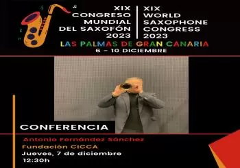 Conferencia de Antonio Fernández Sanchez (XIX CONGRESO MUNDIAL DEL SAXOFÓN 2023)