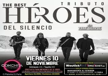 Tributo a Heroes del Silencio en Madrid
