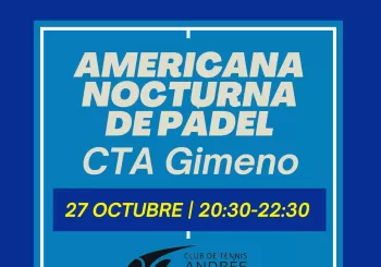 Americana Nocturna de Pàdel en Castelldefels