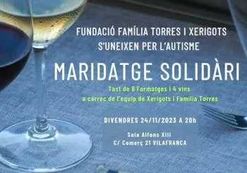 MARIDATGE SOLIDARI A FAVOR DE L' AUTISME en Vilafranca del Penedés