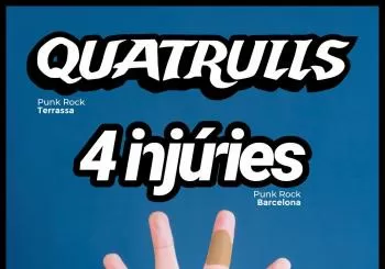 4Injúries + Quatrulls al @Ceferino en Barcelona