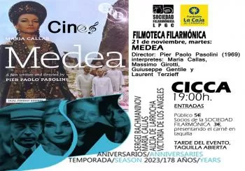 Medea. Filmoteca Filarmónica LPGC