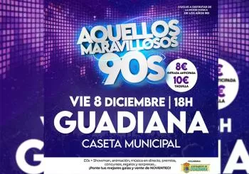 'Aquellos Maravillosos 90s' en Guadiana en Badajoz