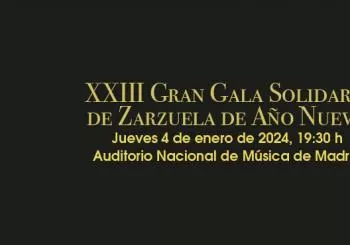 XXIII Gran Gala Solidaria de Zarzuela de Año Nuevo en Madrid