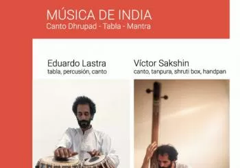 MÚSICA DE INDIA: Víctor Sakshin y Eduardo Lastra en Santa Cruz de Tenerife