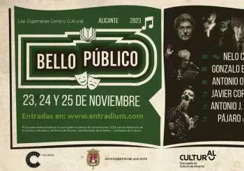 Pájaro y Antonio J Iglesias - BELLO PÚBLICO en Alicante