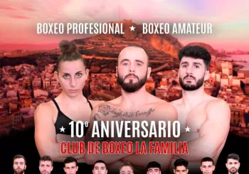 GRAN VELADA 10º ANIVERSARIO CLUB DE BOXEO LA FAMILIA en Alicante