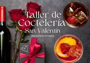 Taller de coctelería en pareja por San Valentín en Madrid