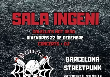 Cantada Nadalenca amb Primera Venganza i Diazepunk Fucktory a la Sala Ingeni en Calella de Mar