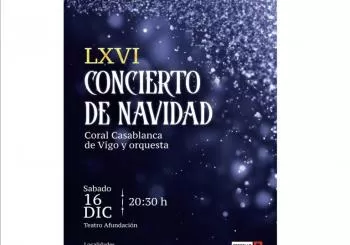 66 CONCIERTO DE NAVIDAD CORAL CASABLANCA en Vigo