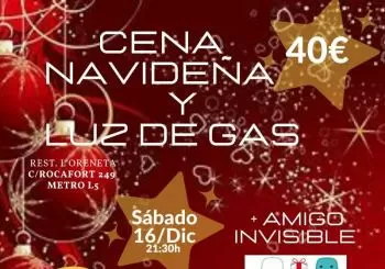 CENA NAVIDEÑA en BARCELONA