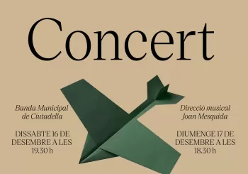 Concert de Nadal Banda Municipal de Ciutadella en Ciutadella de Menorca