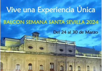 EXPERIENCIA BALCÓN SEMANA SANTA SEVILLA 2024
