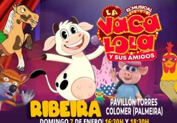 La Vaca Lola y sus amigos en Ribeira