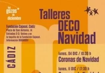 TALLER DE CORONAS DE NAVIDAD en CÁDIZ