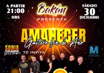 AMANECER GAITERO - ÚLTIMO DEL AÑO en Sala Bakán, Madrid