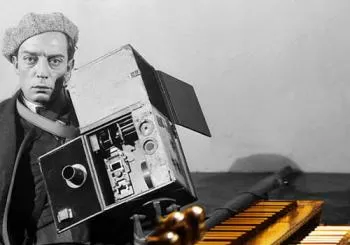 Stephan v. Bothmer: THE CAMERAMAN mit BUSTER KEATON en Berlin Schöneberg