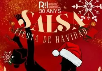 Fiesta salsera de navidad en Barcelona