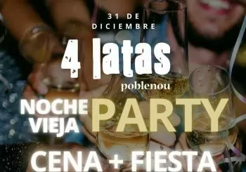 NOCHEVIEJA 4LATAS Poblenou en Barcelona