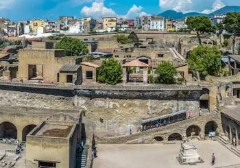 Vesuvio ed Ercolano: Biglietto Skip The Line + Viaggio di andata e ritorno da Pompei en Naples
