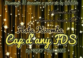 Festa KIZOMBA Cap d'any FDS en Terrassa