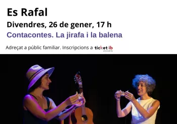 Contacontes. La girafa i la balena en sa Pobla