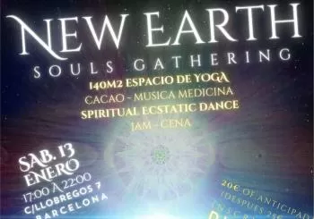 New Earth Souls Gathering - Cacao-Musica Medicina- Spritual Ecstatic Dance - Jam - Cena en barcelona