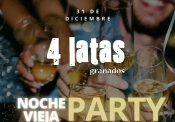 Nochevieja 4LATAS Granados Entrada + Copa en Barcelona