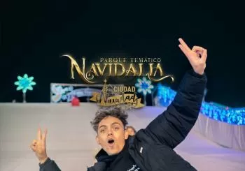Navidalia: Montaña de trineos en Leganés en Madrid