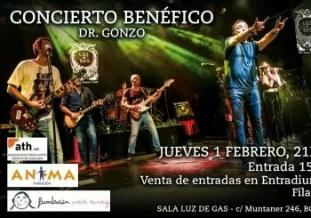 Concierto solidario Dr.Gonzo en Barcelona