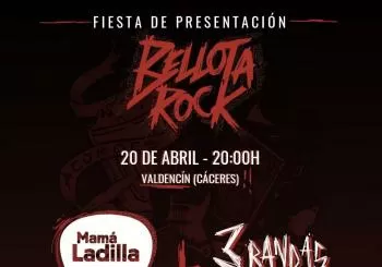 Mamá ladilla. Presentación Bellota Rock. Valdencín (Cáceres)