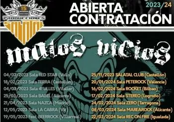 Malos vicios + Sal de aki en Tarragona