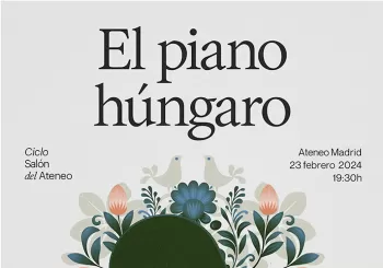 Salón del Ateneo: Alberto Rosado presenta 'El piano húngaro' en Madrid