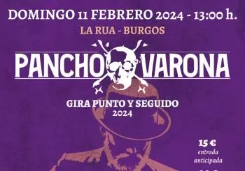 Pancho Varona . Gira Punto y Seguido 2024 en Burgos