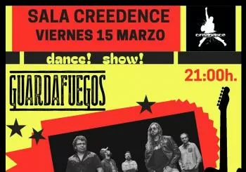 GUARDAFUEGOS + THE HERMETICS en SALA CREEDENCE - Zaragoza