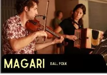 MAGARI BALL FOLK. Ivan Garriga, violí Liv Hallum, acordió diatònic en LLEIDA