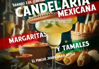 LA CANDELARIA con tamales y margaritas en VERNE BARCELONA