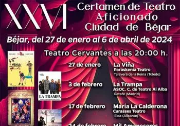 CLAUSURA XXVI CERTAMEN DE TEATRO AFICIONADO CIUDAD DE BÉJAR en SALAMANCA