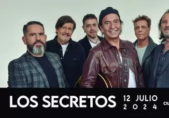 LOS SECRETOS EN EL FESTIVAL SOLIDARIO DE MÚSICA CIUDAD RAQUETA en Madrid