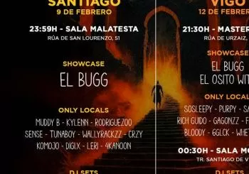 OVERDOSE CLUB 9F EL BUGG + ONLY LOCALS SANTIAGO en Santiago de Compostela